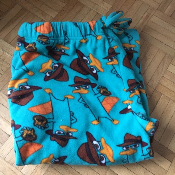 Disney Other - Perry the Platypus Pajama Pants Phineas and Fern